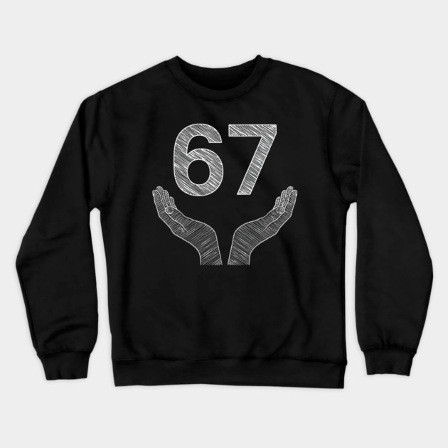 Funny-Six-Seven-6-7-Meme-Gen-Alpha-Slang Crewneck Sweatshirt by ArtistTee ⭐⭐⭐⭐⭐
