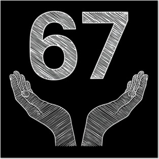 Funny-Six-Seven-6-7-Meme-Gen-Alpha-Slang Posters and Art