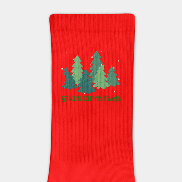 Green Christmas Trees by Creatifly Graphic Tees