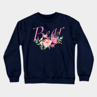 Bear (Flowers) Crewneck Sweatshirt