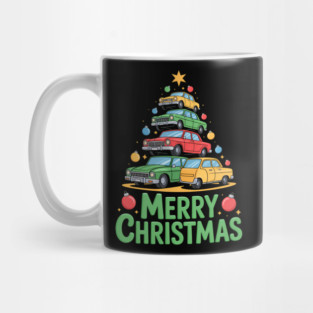 Car Lovers Christmas Tree Mug