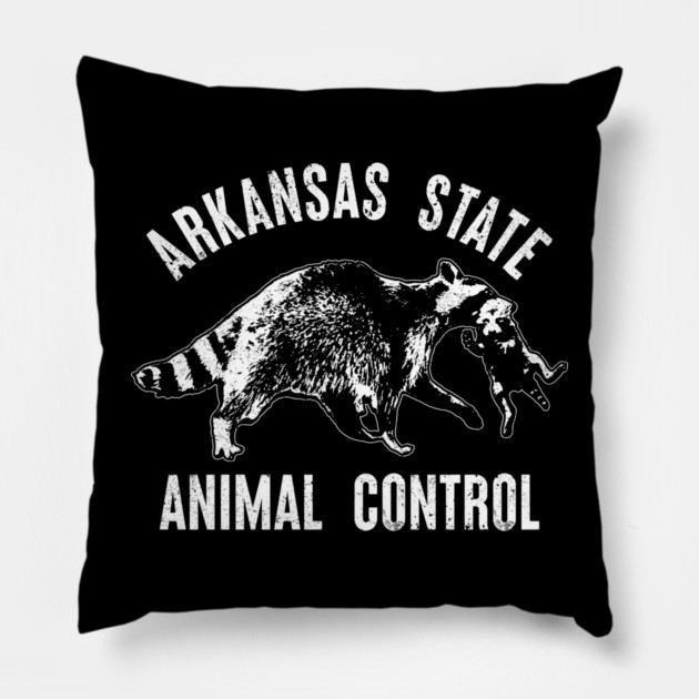 Arkansas State Animal Control Pillow by rt-shirts