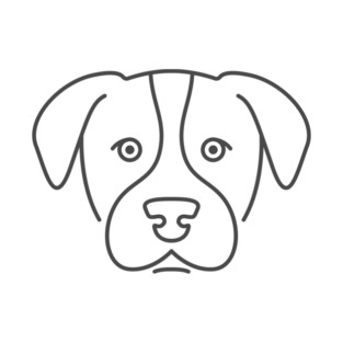 Minimalist Austrian Pinscher Line Art T-Shirt