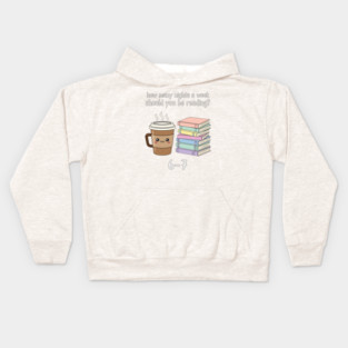 How Many Nights A Week Should You Be Reading 6-7 Pigeon-Elephant-Piggie Children's Books Kids Hoodie