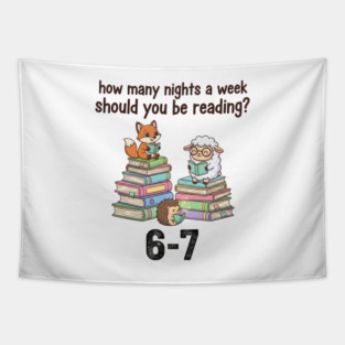 How Many Nights A Week Should You Be Reading 6-7 Pigeon-Elephant-Piggie Children's Books Tapestry