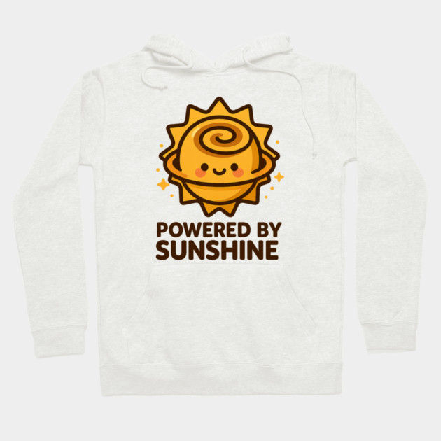 Powered by Sunshine – Cosmo Bites Kawaii Sun Bun Dessert Design Hoodie by Anne Lee