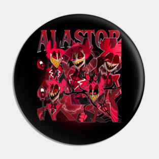 Hazbin Hotel Alastor Vintage 90s Pin