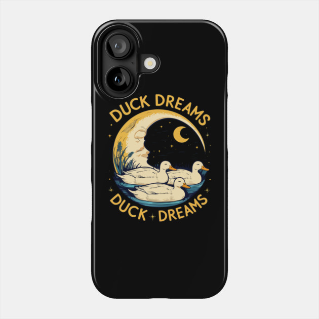 Quirky Duck Dreams Retro Design Phone Case by Urbanprint