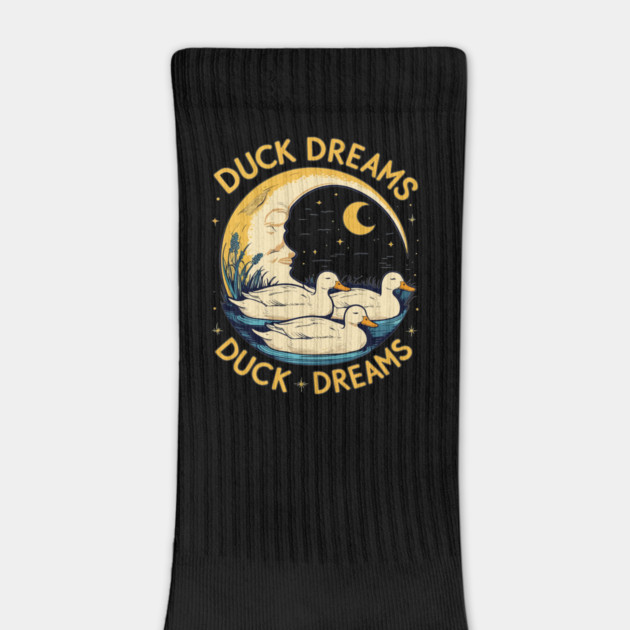 Quirky Duck Dreams Retro Design by Urbanprint