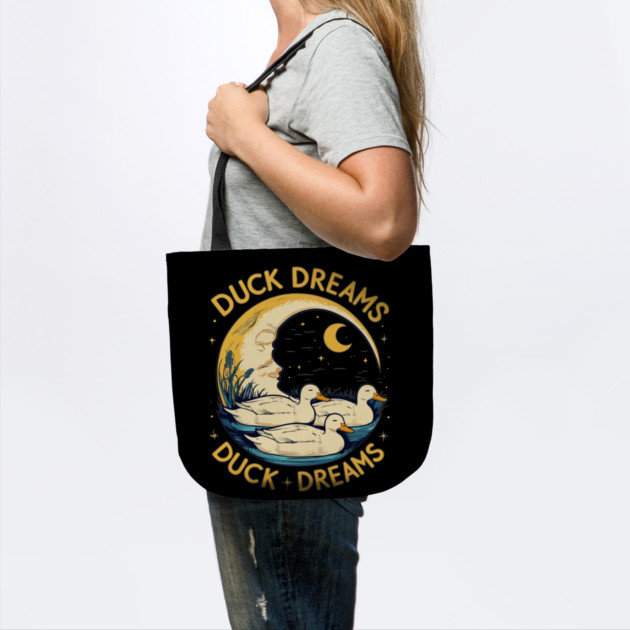 Quirky Duck Dreams Retro Design by Urbanprint