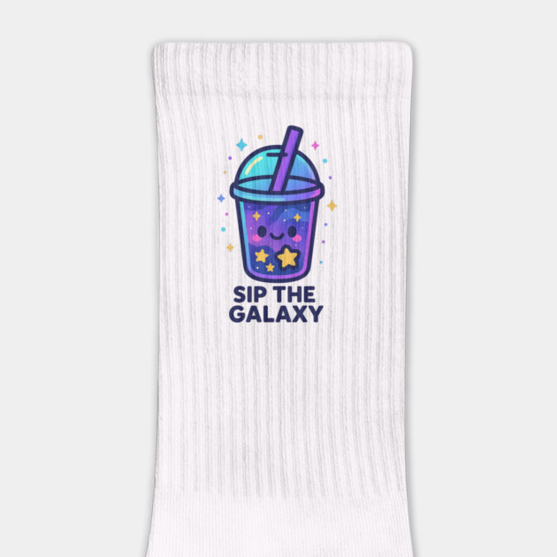 Sip the Galaxy – Cosmo Bites Kawaii Cosmic Drink Design by Anne Lee