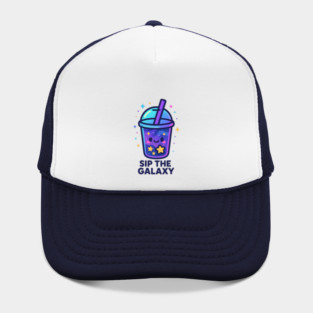Sip the Galaxy – Cosmo Bites Kawaii Cosmic Drink Design Hat