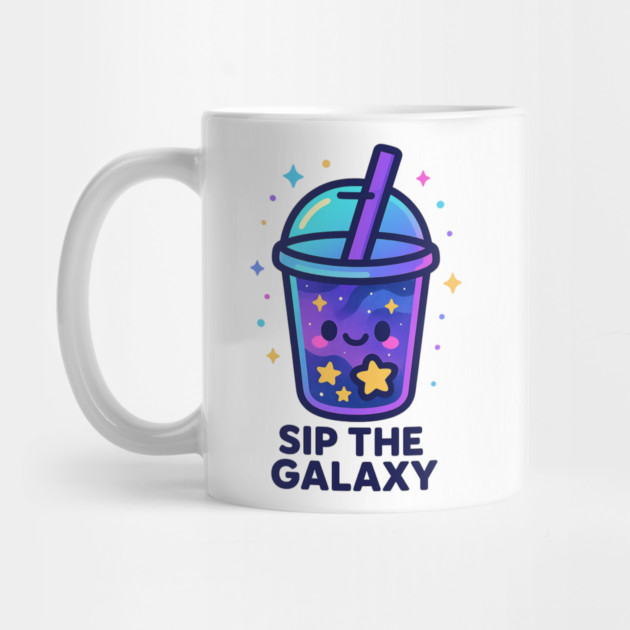 Sip the Galaxy – Cosmo Bites Kawaii Cosmic Drink Design by Anne Lee