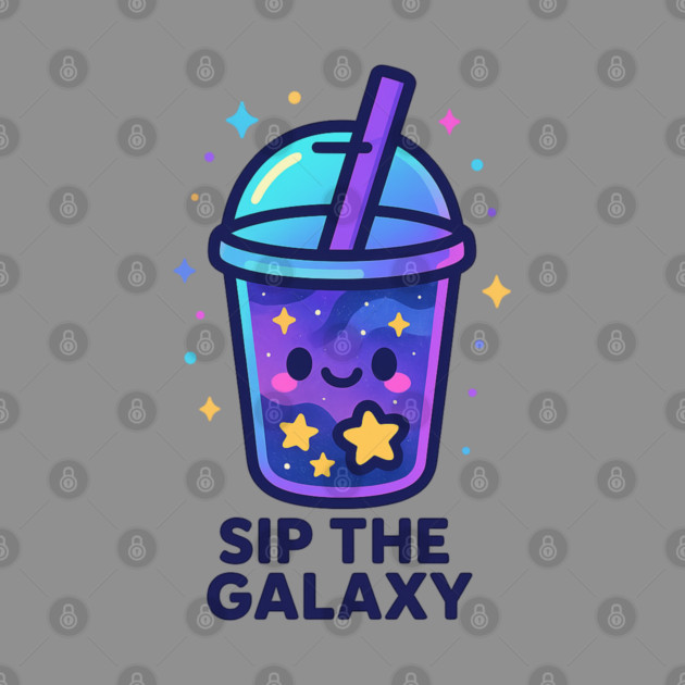 Sip the Galaxy – Cosmo Bites Kawaii Cosmic Drink Design by Anne Lee