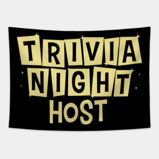 Trivia Art For Trivia Night Host Trivia Lovers Tapestry
