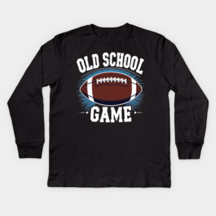 Baseball Old School Game Kids Long Sleeve T-Shirt
