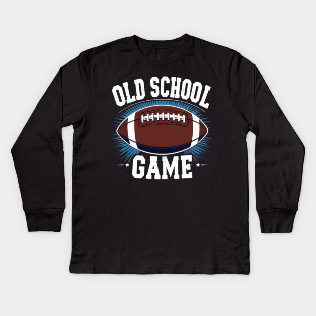 Baseball Old School Game Kids Long Sleeve T-Shirt by Urbanprint