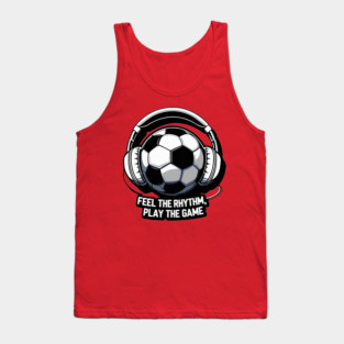 FEEL THE RHYTHM, PLAY THE GAME Tank Top