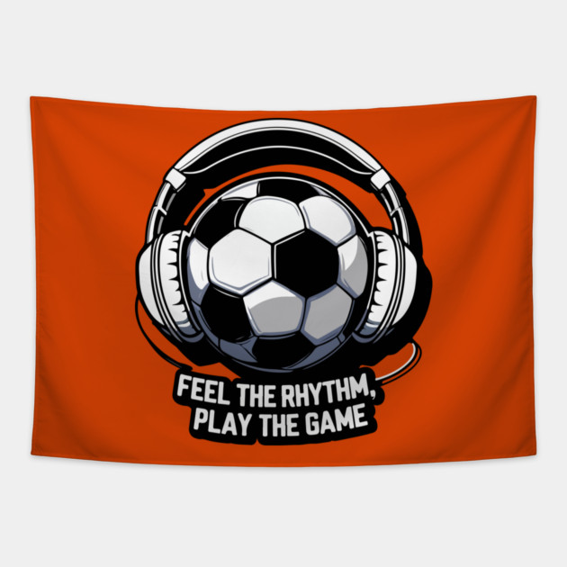 FEEL THE RHYTHM, PLAY THE GAME Tapestry by Urbanprint