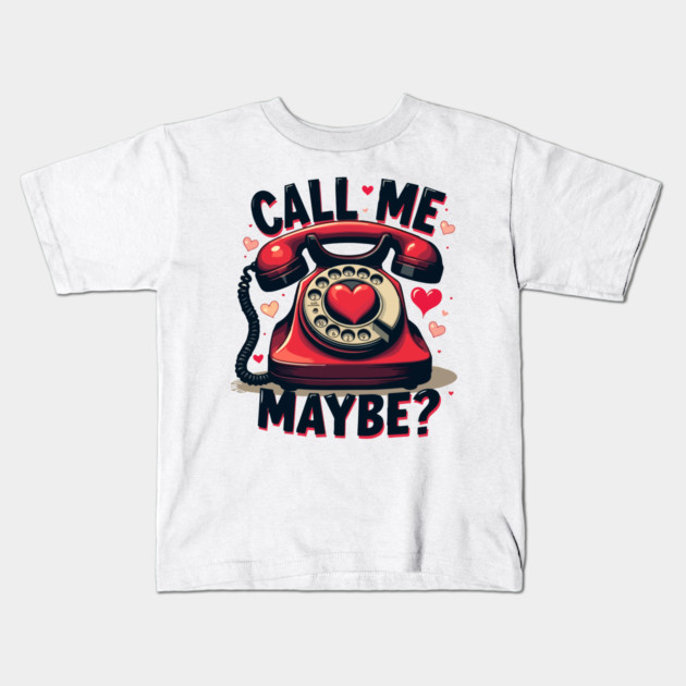 Call Me 10 Retro Tease Kids T-Shirt by Urbanprint