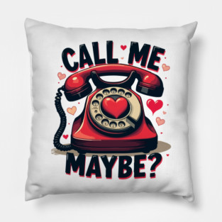 Call Me 10 Retro Tease Pillow