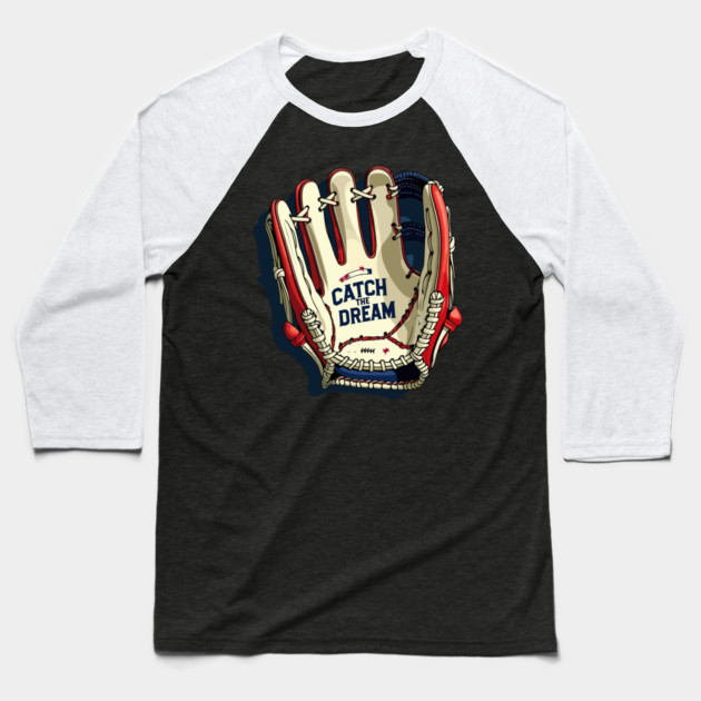 CATCH THE DREAM Baseball T-Shirt by Urbanprint