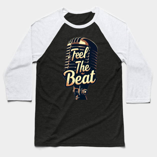 Rhythm Pulse Bold Baseball T-Shirt by Urbanprint