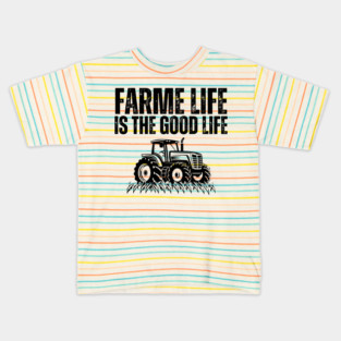 Farming | Farmer Funny ,Farm Life Kids T-Shirt