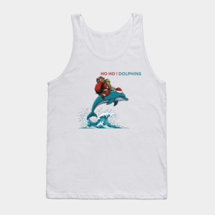 Ho Ho! Dolphins Funny Grinch Miami Dolphins Christmas Gifts Tank Top