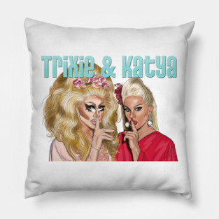 Trixie and Katya: Shush Pillow