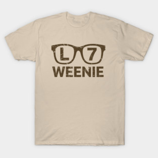 L7 WEENIE - THE SANDLOT - BROWN EYEGLASS T-Shirt