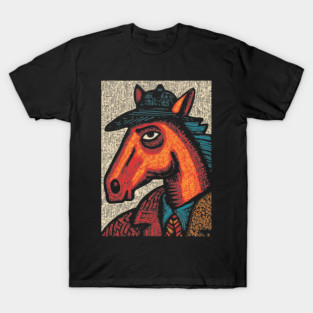 Surreal Horse Racing Gambler Pony T-Shirt