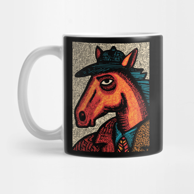 Surreal Horse Racing Gambler Pony by TuncGK