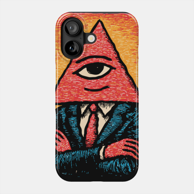 All Seeing Nacho - Business Attire Workplace Humor Phone Case by TuncGK