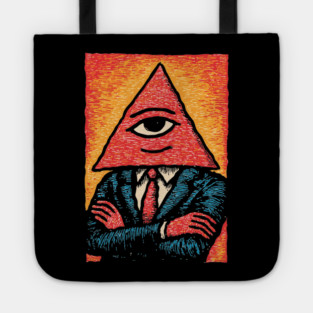 All Seeing Nacho - Business Attire Workplace Humor Tote