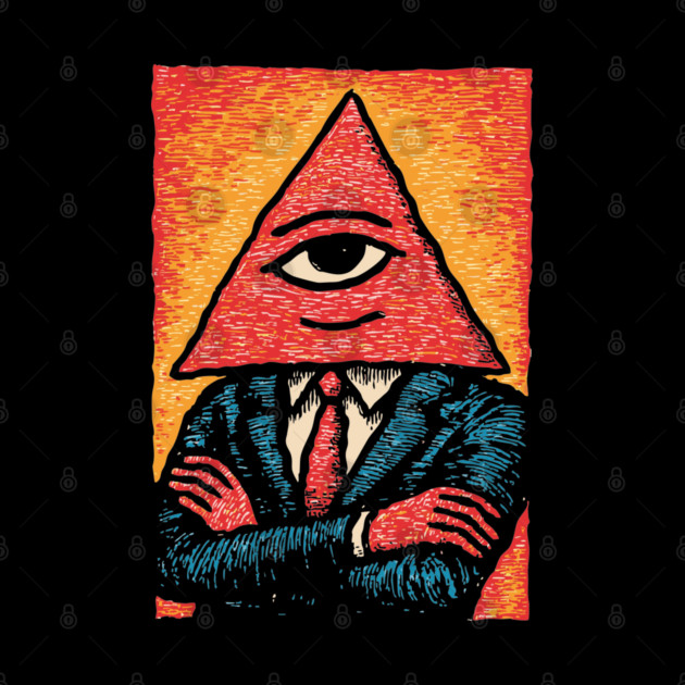 All Seeing Nacho - Business Attire Workplace Humor by TuncGK