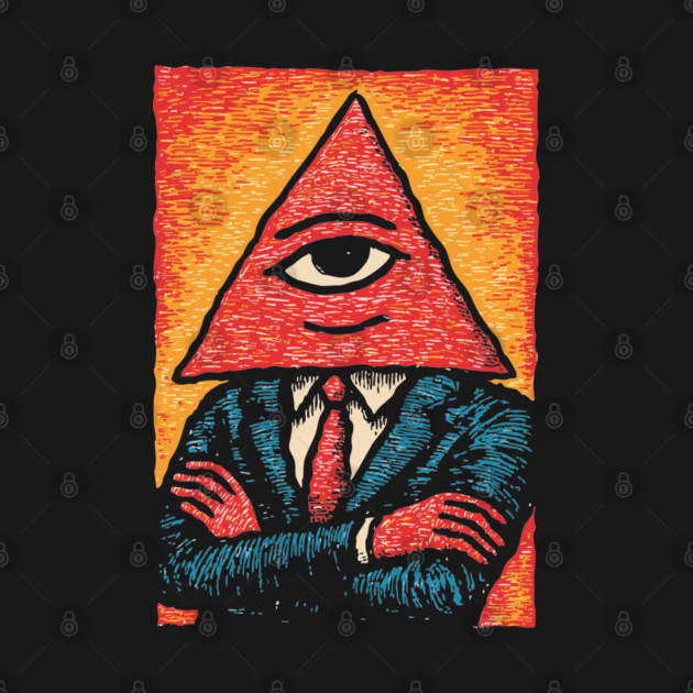 All Seeing Nacho - Business Attire Workplace Humor by TuncGK