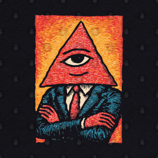 All Seeing Nacho - Business Attire Workplace Humor by TuncGK