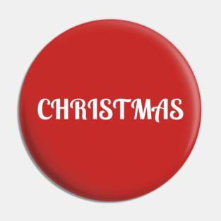 Bold Christmas Text Pin