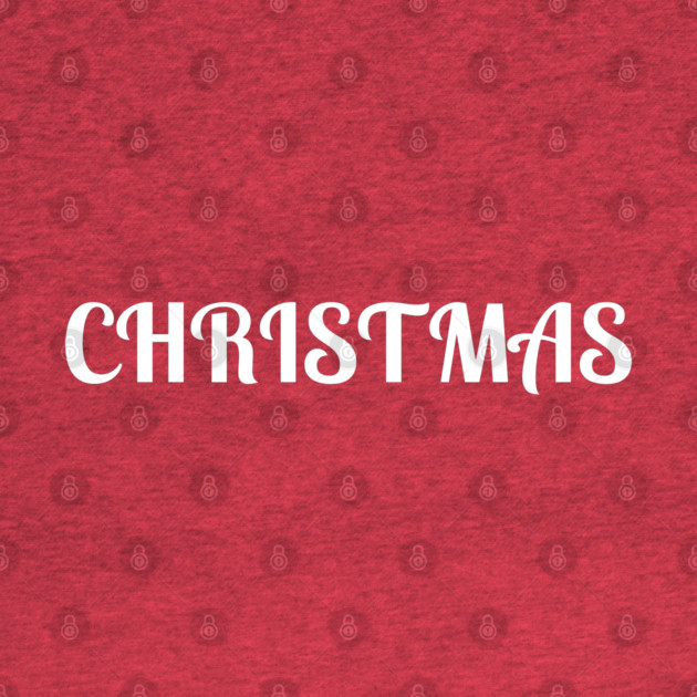 Bold Christmas Text by Creatifly Graphic Tees