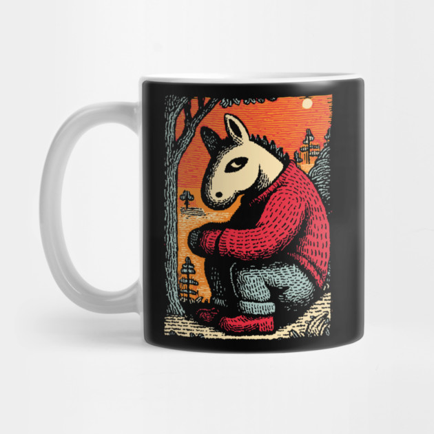 Humorous Gopnik Horse Slav Squatting Art Design by TuncGK