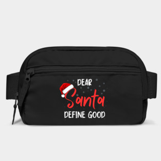 Dear Santa Funny Christmas Message Bag