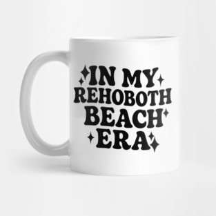 Rehoboth Beach Era (black font) Mug
