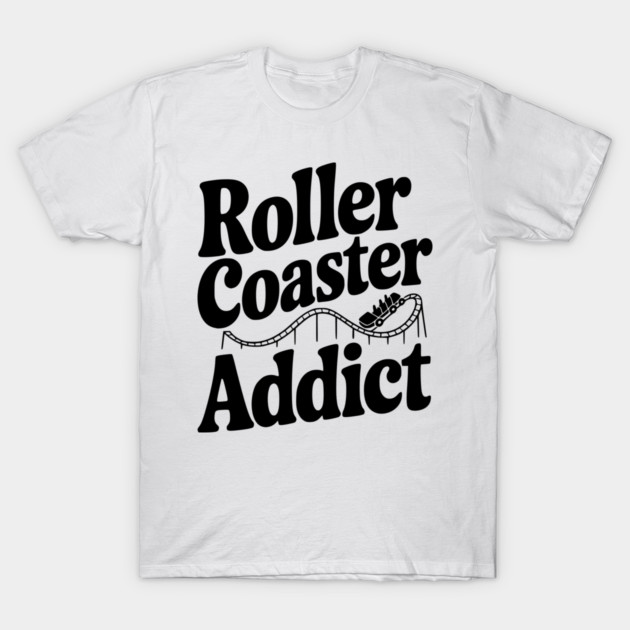 Roller Coaster Addict T-Shirt by Frank Ring