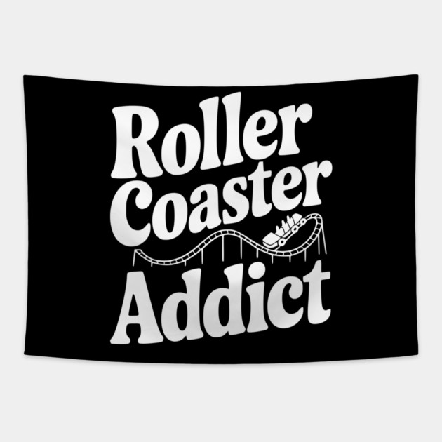 Roller Coaster Addict Tapestry by Frank Ring