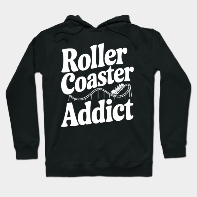 Roller Coaster Addict Hoodie by Frank Ring