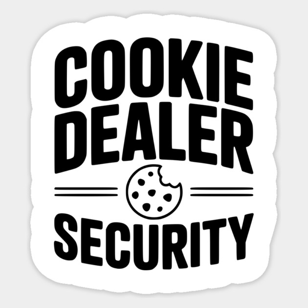 Cookie Dealer Security Sticker by Frank Ring