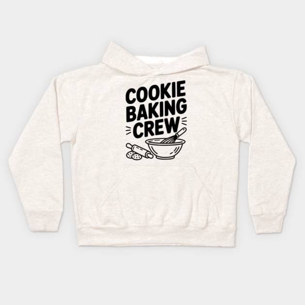 Cookie Baking Crew Kids Hoodie by Frank Ring
