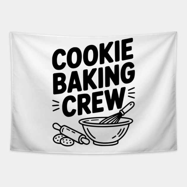 Cookie Baking Crew Tapestry by Frank Ring
