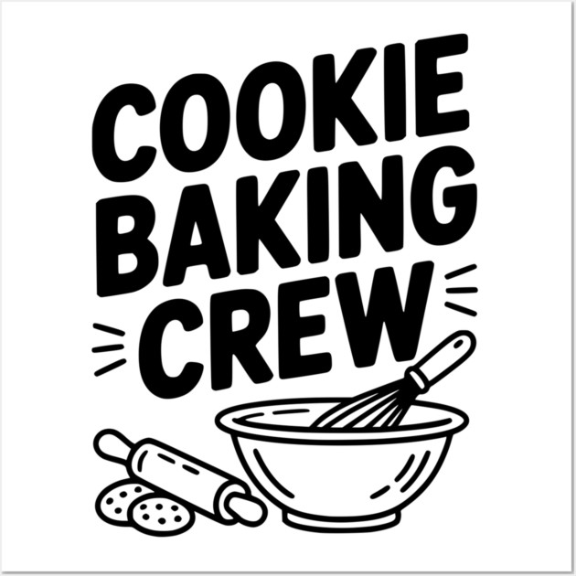 Cookie Baking Crew Wall Art by Frank Ring